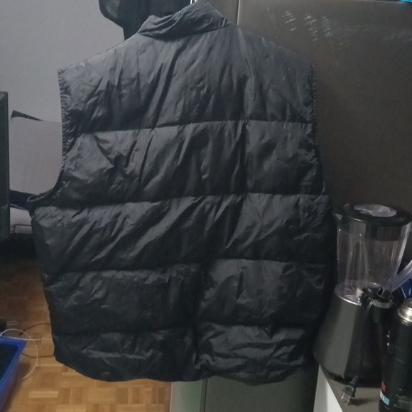 Mens Woolrich Puffer Duck Down Winter Vest XL Navy Blue - Picture 5 of 6